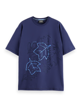 SCOTCH AND SODA Loose-Fit Embroidery T-Shirt - Gravity NYC
